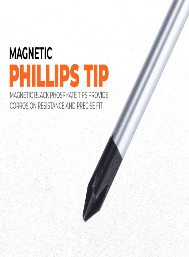 BLACK+DECKER BDHT62296 Steel Screwdriver-PH1x100mm (Orange) - Image 4